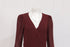 Women's Reformation Wrap-Accent Mini Dress in Burgundy Viscose
