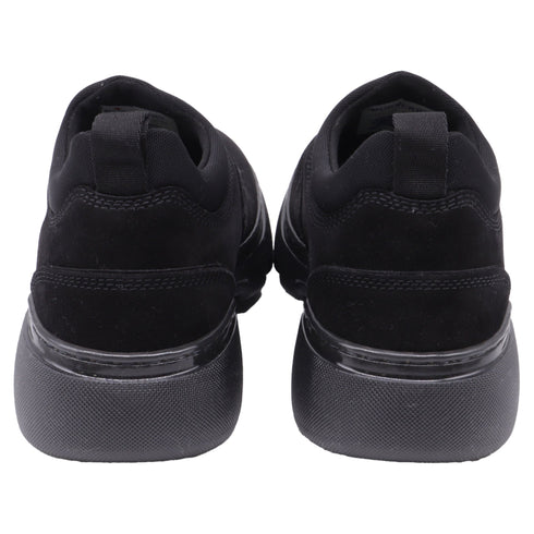 Men's Burberry Box Sip-On Sneakers in Black Suede