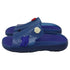 Men's Burberry Stingray Charm-Embellished Slide Sandals in Blue Rubber