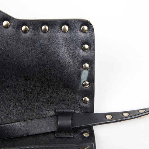 Rockstud Flip Lock Flap Bag Leather Medium