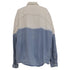 Women's Dries Van Noten Tie-Dyed Button-Down Denim Shirt in Multicolor Cotton