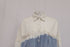 Women's Dries Van Noten Tie-Dyed Button-Down Denim Shirt in Multicolor Cotton