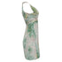 Women's RED Valentino Leaf-Printed Mini Dress in Multicolor Silk