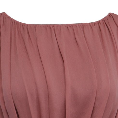 Women's Escada Midi Dress in Multicolor Silk