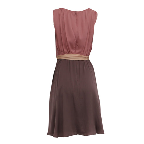 Women's Escada Midi Dress in Multicolor Silk