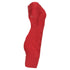 Women's Herve Leger Bodycon Mini Dress in Red Rayon