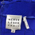 Women's Herve Leger Strappy Mini Dress in Blue Rayon