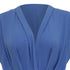Women's Iro Wrap Effect Mini Dress in Blue Triacetate