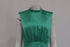 Women's Saloni Mini Dress in Green Silk