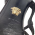 Women's Versace Crystal Embellished Gladiator Sandals in Black Suede