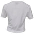Women's Louis Vuitton Logo Stamp Crop Top in White Cotton