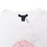 Women's Louis Vuitton Logo Stamp Crop Top in White Cotton