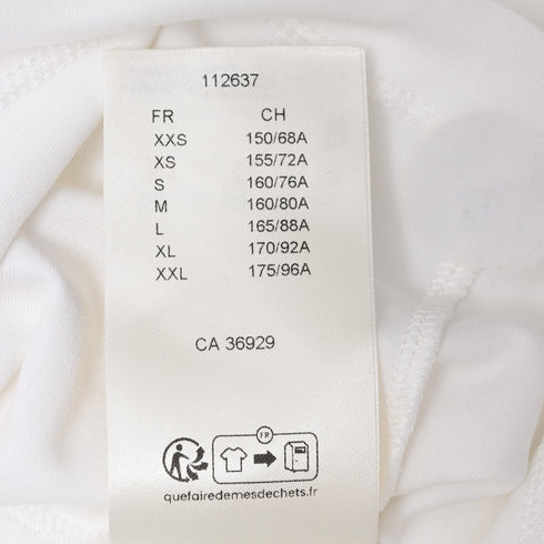 Women's Louis Vuitton Logo Stamp Crop Top in White Cotton