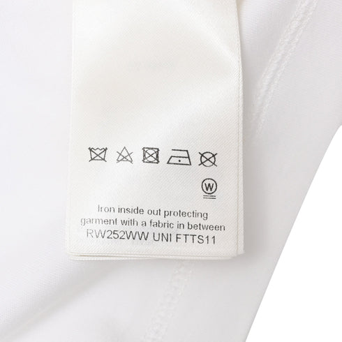 Women's Louis Vuitton Logo Stamp Crop Top in White Cotton