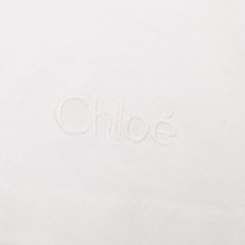 Women's Chloé Graphic Print T-shirt in White Cotton