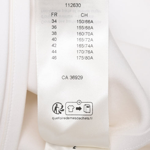 Women's Louis Vuitton A-Line Mini Skirt in White Polyamide