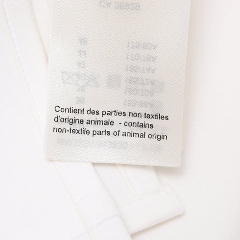 Women's Louis Vuitton A-Line Mini Skirt in White Polyamide