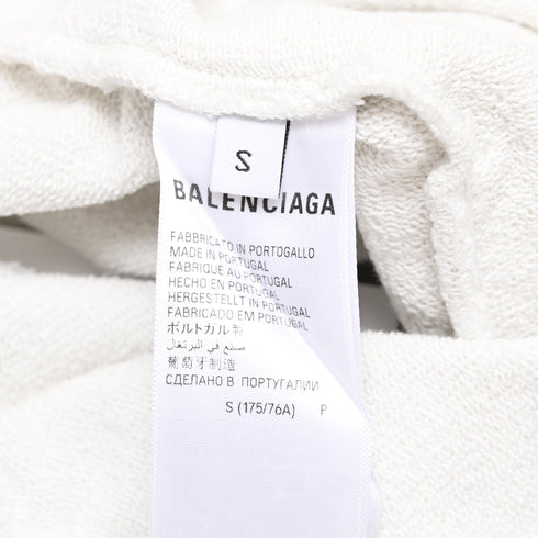 Men's Balenciaga Jogger Shorts in White Cotton