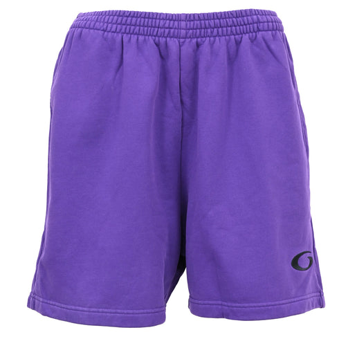 Men's Balenciaga Jogger Shorts in Purple Cotton