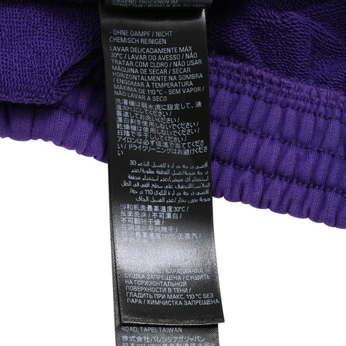 Men's Balenciaga Jogger Shorts in Purple Cotton