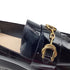 Women's Stuart Weitzman Owen Buckled Lug Loafers in Black Patent Leather