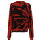 Women's Proenza Schouler Tie Dye Print Sweater in Red Cotton