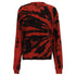 Women's Proenza Schouler Tie Dye Print Sweater in Red Cotton