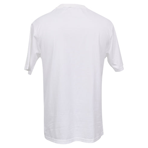 Men's Burberry Logo Graphic Print T-shirt in White Cotton