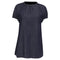 Women's Max Mara Baiocco Elasticated-Trims Blouse in Navy Cotton