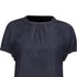 Women's Max Mara Baiocco Elasticated-Trims Blouse in Navy Cotton