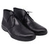 Men's Prada Toblach Leather Chukka Boots in Black Leather