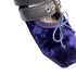 Women's Miu Miu Double-Buckled Self-Tie Ballet Flats in Navy Blue Velvet