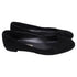 Women's Manolo Blahnik Round-Toe Ballet Flats in Black Suede