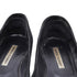 Women's Manolo Blahnik Round-Toe Ballet Flats in Black Suede