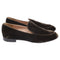 Women's Gianvito Rossi Slip-On Loafers in Olive Velvet