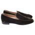 Women's Gianvito Rossi Slip-On Loafers in Olive Velvet