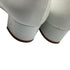 Women's Manolo Blahnik Pointed-Toe Low-heeled Pumps in White Leather