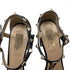 Women's Valentino Garavani Rockstud T-Strap Sandal Heels in Black Leather