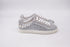 Women's Stuart Weitzman Goldie Faux Pearl-Embellished Sneakers in Silver Glitter