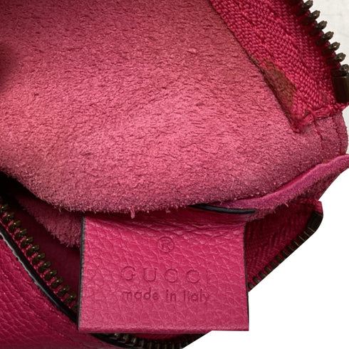 Logo Portfolio Pouch Printed Leather Medium
