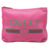 Logo Portfolio Pouch Printed Leather Medium