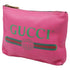 Logo Portfolio Pouch Printed Leather Medium