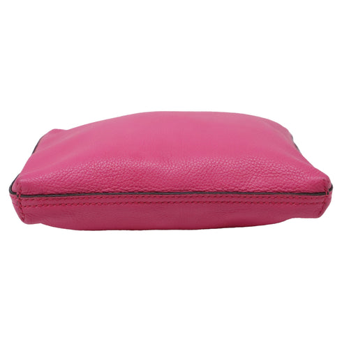 Logo Portfolio Pouch Printed Leather Medium