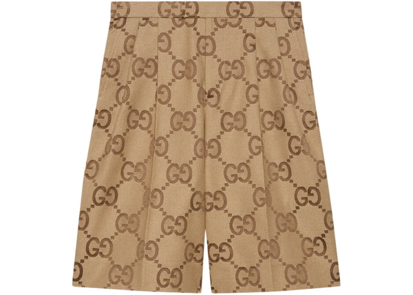 Gucci Jumbo GG Canvas Shorts Beige/Ebony