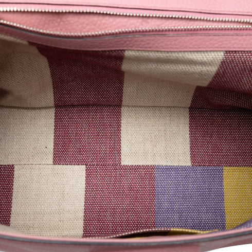 Bamboo Daily Top Handle Bag Leather Medium