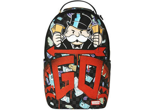 Sprayground Monopoly Time To Go Backpack Multicolor