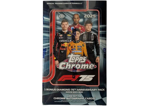 2025 Topps Chrome Formula 1 Hobby Box