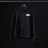 0874. Tech-Terry™ Zip Pocket Hoodie - Black "Global Reach"