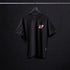 0797. Tech Essential™ Relaxed Tee - Black "Infinite Mindset"