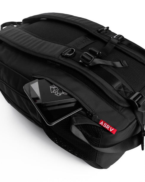 1154. Ballistic-Weave™ 28L Bungee Backpack - Black